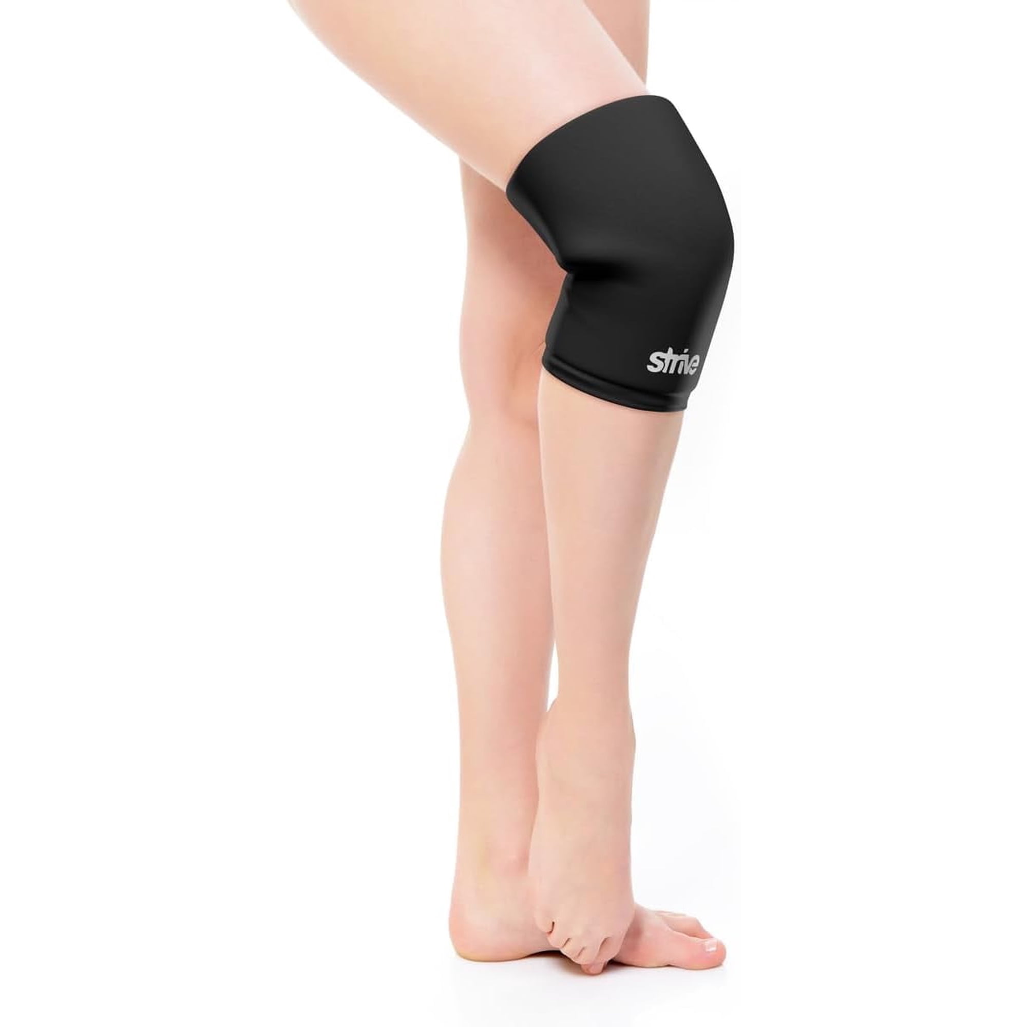 Strive Hot & Cold Therapy Compression Sleeve Reusable Gel Pack for Injury Hot/ Cold Wrap for Knee or Thigh