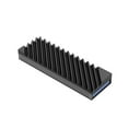 thumbnail image 1 of Disipador de SSD M.2 M2 2280 para Disco Duro de Estado Sólido, Junta de Aluminio con Almohadilla Térmica de Silicona, Accesorios para PC, Color Negro., 1 of 5