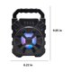 thumbnail image 3 of Altavoz Bluetooth, altavoz portátil inalámbrico con Bluetooth 5.0, compatible con tarjeta TF, cable auxiliar y unidad flash USB., 3 of 5