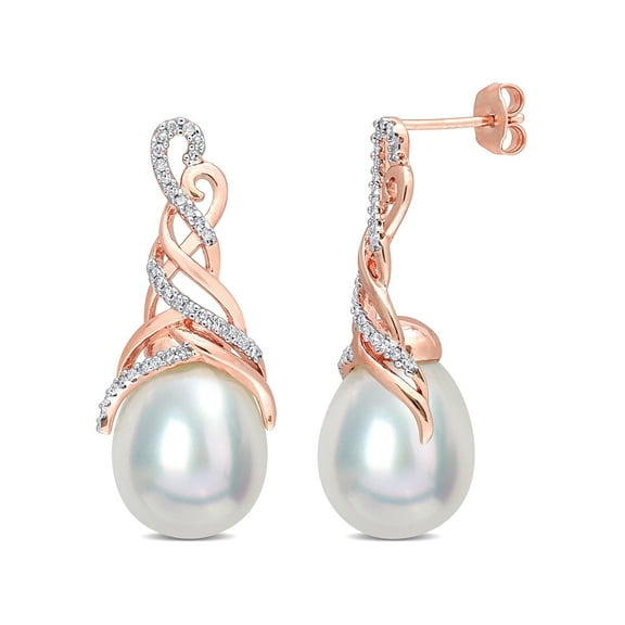 Everly Women's Cultured Pearl Sterling Silver Earrings