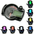 thumbnail image 4 of Yeacher Motorcycle Electronic LCD Tachometer Universal Digital Meter Motorcycle Speedometer(without speed sensor), 4 of 8