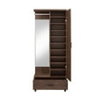 thumbnail image 2 of Ergode Hall Tree Rustic Walnut, 2 of 4