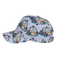 thumbnail image 5 of Naloa Original Classic Low Profile Hat Men Women Baseball Cap Dad Hat Adjustable Unconstructed Police Car Print Cap, 5 of 9