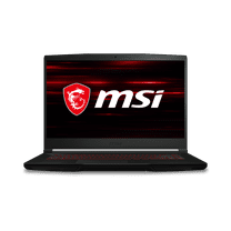 MSI GF63 Thin i5 GTX 1650 MaxQ 8GB/256GB Gaming Laptop, 15.6" FHD Display, Intel Core i5-10300H, NVIDIA GeForce GTX 1650 MaxQ, 8GB DDR4, 256GB NVMe SSD, Windows 10 - GF63222