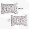 thumbnail image 2 of Pofeuu Orchids Flowers Print Polyester Microfiber Plush Pillowcases, Super Soft and Cozy Pillow Case Covers with Envelop Closure（Pillow core not included）-16"x24", 2 of 6