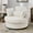 Swivel Chair Ivory Teddy, variant on Muumblus Teddy Swivel Accent Barrel Chair, Modern Oversize Sherpa Comfy Round Reading Armchair for Living Room, Ivory