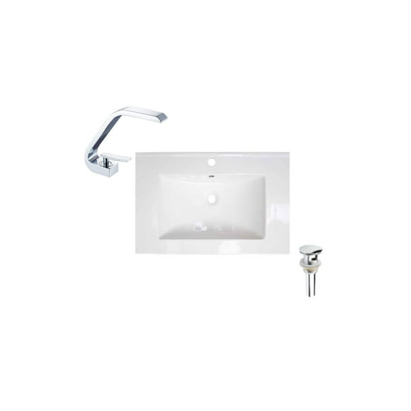 DROP Bath and Kitchen DR091417 Bathroom Vanity Top Set