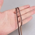 thumbnail image 3 of 1 Strand 3mm Flat Genuine Cowhide Leather Lace Cord Braiding String Leather Strips 2.2 Yard for Belt, 3 of 6
