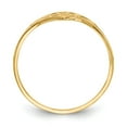 thumbnail image 2 of 14K Yellow Gold Ring Band Themed Cross in Heart, 2 of 5