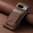 thumbnail image 2 of Dteck 2 in 1 Detachable Wallet Case for Google Pixel 9 Pro XL,Magnetic Leather Case with Removable Card Holder Wallet Compatible with MagSafe Shockproof Kickstand Back Cover,Brown, 2 of 6