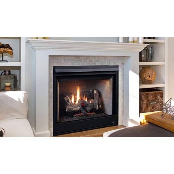 45'' DV Top/Rear Vent Trad. Electronic Ignition Gas Fireplace LP
