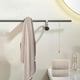thumbnail image 4 of Toalla de baño absorbente suave y gruesa grande 70x140cm Tela de vellón de secado rápido para baño Ducha Gimnasio Piscina Yoga Hotel Home Gris Amarillo Marrón con lazo para colgar, 4 of 7