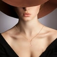 thumbnail image 5 of Collier pour Femmes Mode Design Spécial Diamant Acier Titane Brillant Collier Clavicule Collier Croisé, 5 of 5