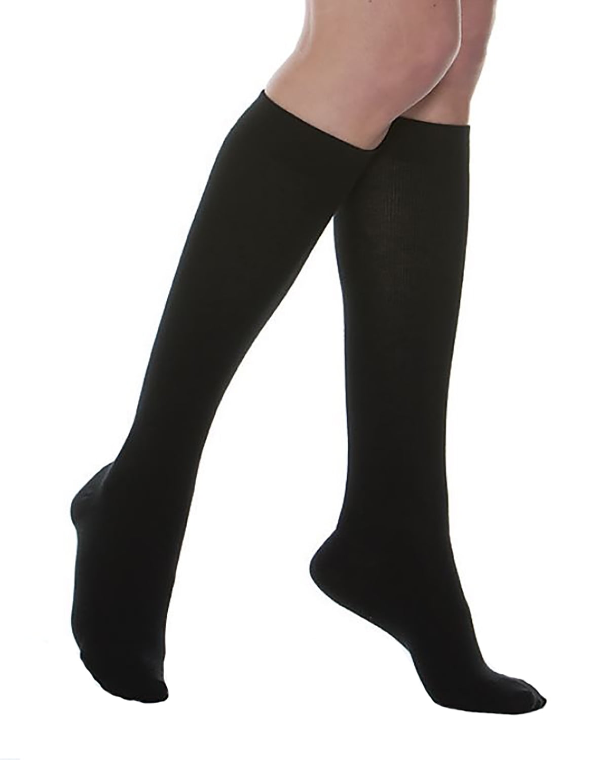 MAXAR Unisex Silver/Cotton Compression Support Socks (20-22 mmHg), Knee High: SUS-315