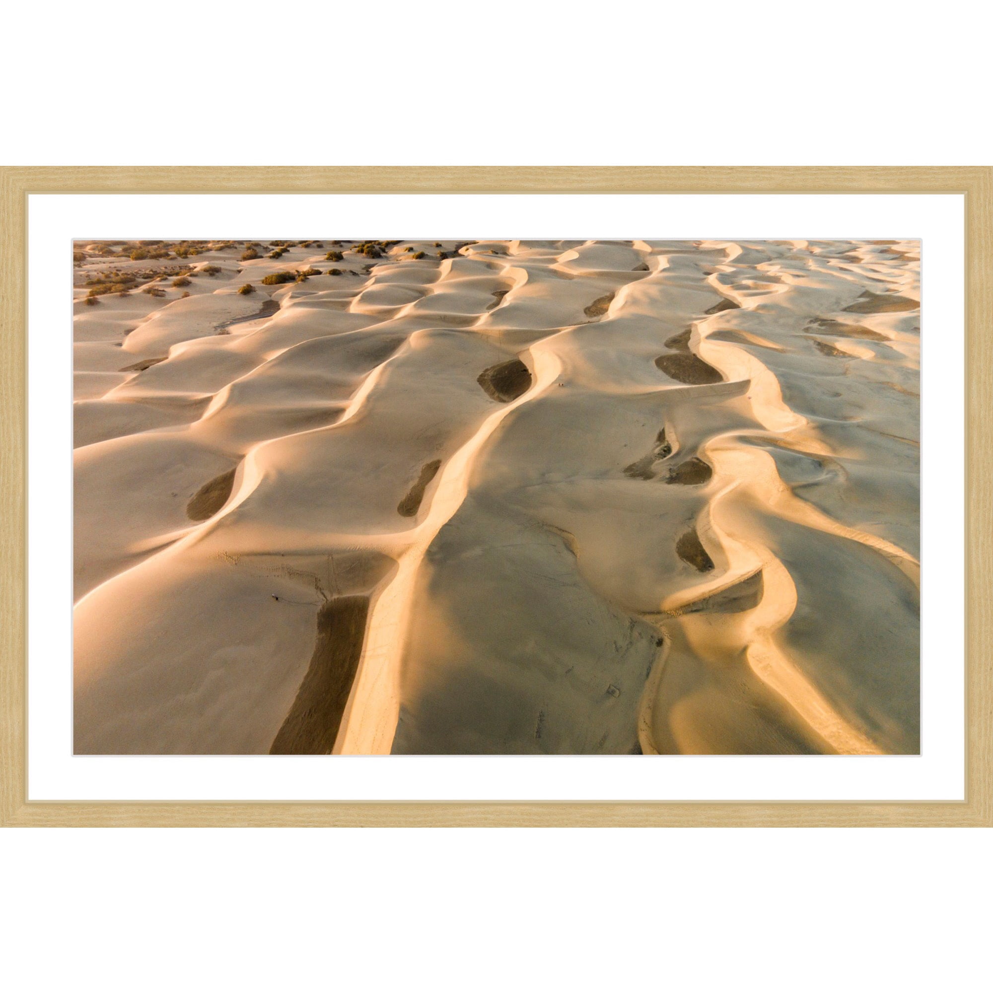 Marmont Hill "Sand Ripples" by Karolis Janulis Framed Painting Art Print
