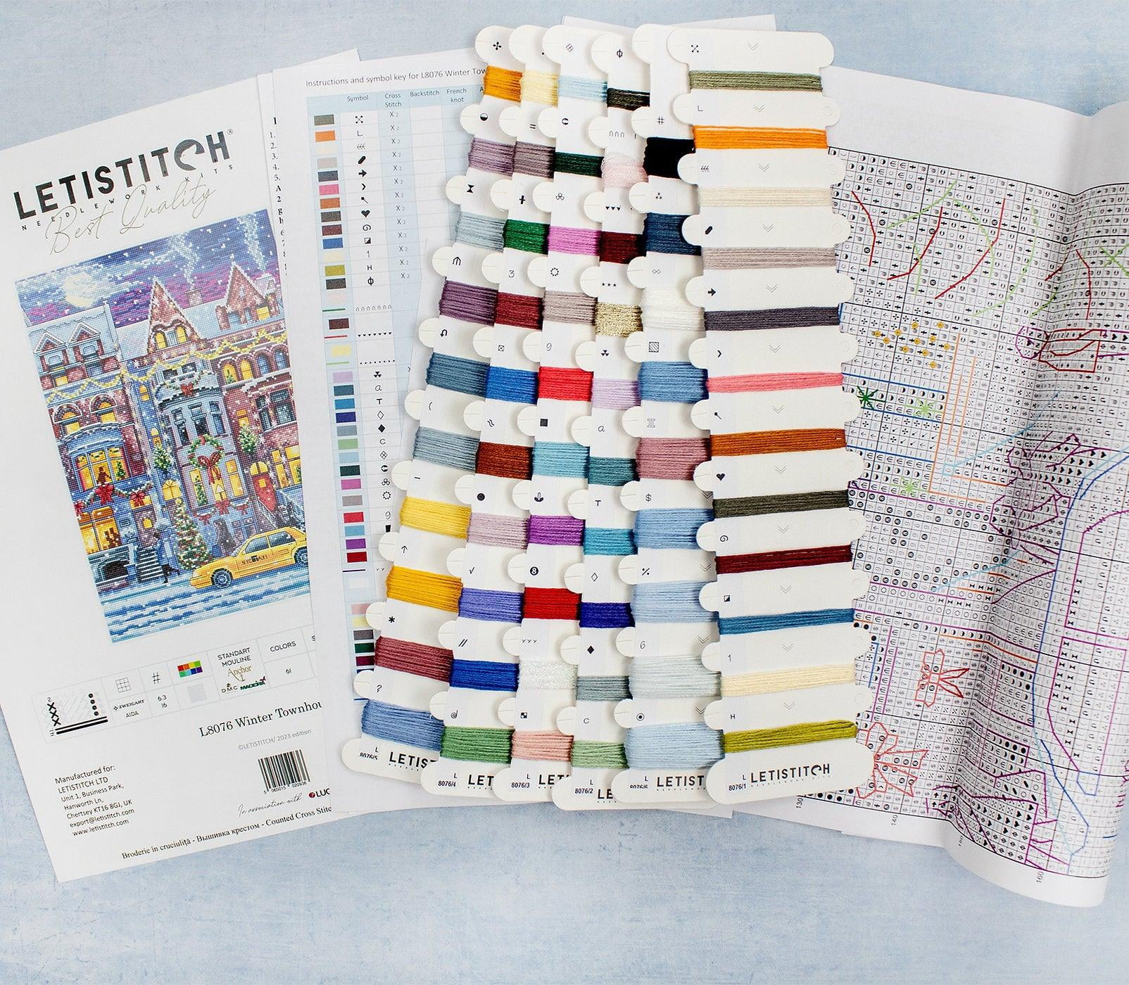 Winter Townhouse L8076 Counted Cross Stitch Kit
