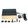 thumbnail image 3 of WHAMVOX 1Pack Water Feature Pump Solar Powered Black Plastic Tempered Glass For Garden Patio Outdoor, 3 of 8