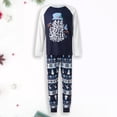 thumbnail image 2 of Family 2 Pieces Pajamas Set Christmas Style Snowman Snowflake Pattern Daily Suit, 2 of 9