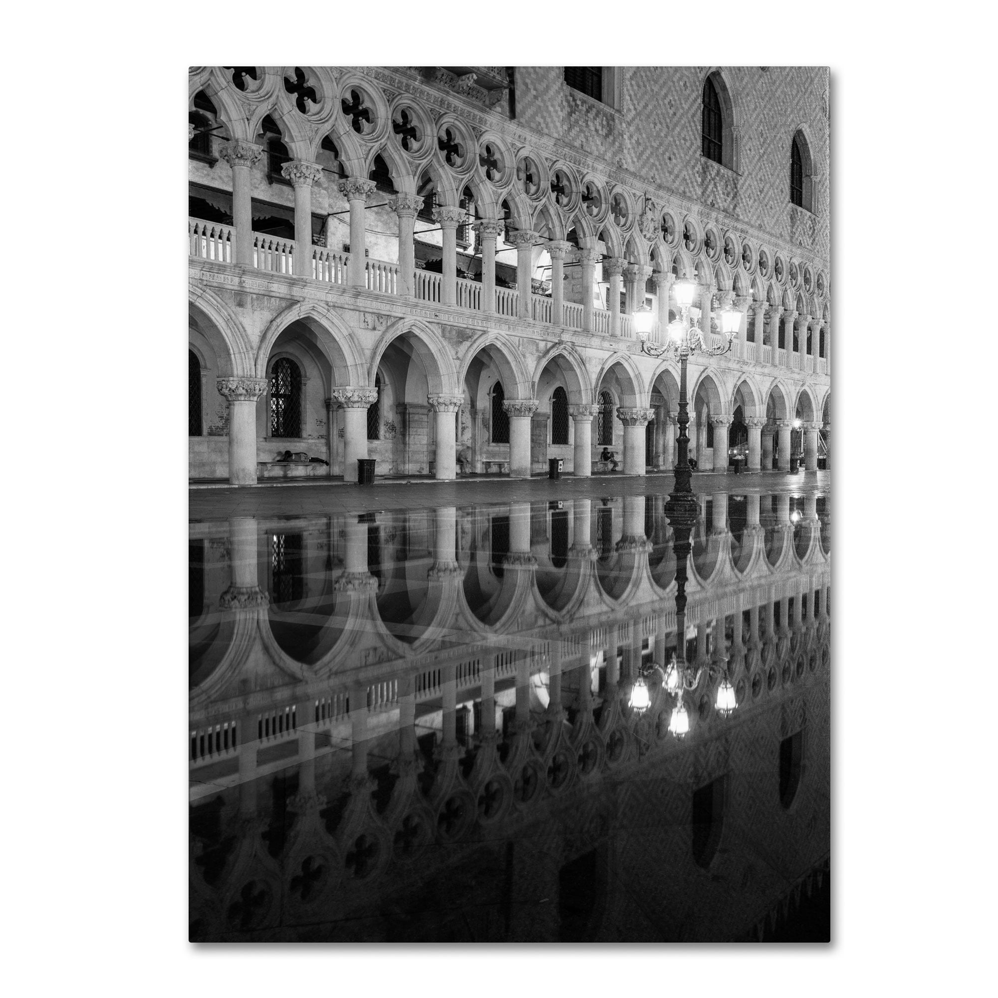 Moises Levy 'Venetia Reflection' Canvas Art
