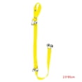 thumbnail image 2 of Methold Timbre de entrenamiento para ir al baño para perros, puerta ajustable para ir al baño Suministros para perros Amarillo 2 campanas, 2 of 3