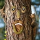 thumbnail image 3 of Cara de árbol estatua al aire libre anciano árbol abrazando corteza mueca decoración de rasgos faciales, 3 of 5