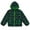 Creeper Zombie Black, variant on Minecraft Big Boys' Hooded Zip-Up Rain Jacket Minecraft Light Blue