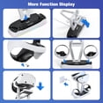 thumbnail image 6 of TOCITAA Controller Charging Dock Station for Playstation VR2 PS VR2 VR Headset Holder Display Stand, 6 of 6