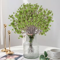 Gmogad 10Pcs Artificial Fake Cherry Blossom Flowers Branches for Vase, Faux Silk Cherry Stems Tall Vase Filler, Cherry Decor Vase Arrangements for Home Party Indoor Decor