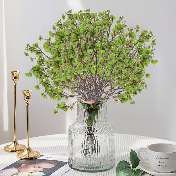 Pack de 10 ramas falsas de flor de melocotonero | Tallos decorativos de 50 cm de color de piel realista | Arreglos florales secos inspirados en el zen para casa, salón de té, boda, fiesta