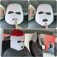 thumbnail image 5 of FNNMNNR Funny Spoof Car Seat Headgear Personalized Funny Hat for Car Seat Headcover Three-Hole Double-Hole Headgear Auto Front/Rear Seats Headrest Cover  Dustproof Headrest Protector Cove, 5 of 6