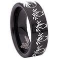 thumbnail image 6 of Palm Tree Tungsten Carbide Ring, 6 of 9