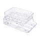 thumbnail image 4 of Organizador de almacenamiento de huevos rodantes, contenedor apilable de gran capacidad para refrigerador. Blanco, 4 of 9