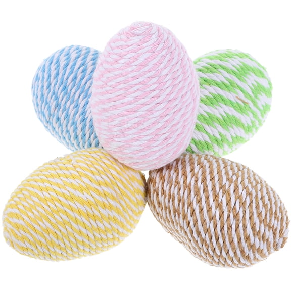 Masteelf 5pcs Basket Stuffer Easter Eggs Easter Foam Eggs Easter Party Favors Supplies