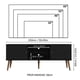 thumbnail image 3 of Mueble Mesa Para Tv Rack Madesa 2 Puertas Hasta 65 Negro 02, 3 of 10