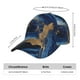 thumbnail image 2 of Balery Navy Blue Marble Gorra de béisbol de tamaño ajustable para correr, entrenar y actividades al aire libre. Gorra de papá para todas las estaciones., 2 of 6