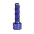 thumbnail image 2 of 6Pcs Bike Stem Bolt Titanium Alloy Hex Tapered with Washers M5x18mm, 2 of 4