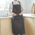 thumbnail image 4 of Discount Qaailabf Adjustable Bib Apron With Pockets Cooking Kitchen Aprons For Women Men Chef Restaurant BBQ Painting Apron, 4 of 7