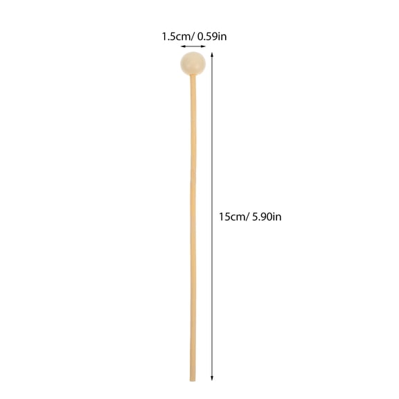 PTOOTP 200Pcs Wooden End Cake Sticks for Candy Making, Drink Stirring, Baking and Party Supplies