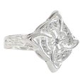 thumbnail image 2 of JOYARIS Anillo Nudo De Bruja Amuleto Proteccion Zirconias Plata 925 Talla 7 AN-0000550, 2 of 4