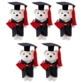 thumbnail image 1 of Graduation Bear Toy 5Pcs Colourful Mini Stuffed Bears Adorable Decoration For Gift Boxes Graduation Parties, 1 of 5