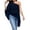 *Navy, variant on VBVC Women's One Shoulder Chiffon Split Sleeve Blouse , Ladies' Irregular Hem Flowy Party Top , Elegant Loose Casual Shirts For Women,White,S-2XL