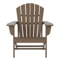 thumbnail image 3 of Portside Classic Outdoor Adirondack Chair in Weathered Wood, 3 of 7