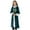Green, variant on ATOGUTA Girls Long Dresses Kids Long Sleeve Party Birthday Prom Formal Fancy Long Dress Size 9-15, Red