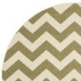 thumbnail image 5 of Safavieh Courtyard Bailey Chevron Indoor/Outdoor Area Rug, 6'7" x 6'7" Round, Green/Beige, 5 of 7
