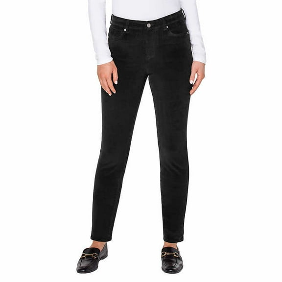 Well Worn Women's Corduroy Skinny Pants | Black, 4/27