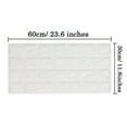 thumbnail image 2 of LELINTA 3D Brick Wall Stickers Self-adhesive Panel Decal PE Wallpaper, Peel and Stick Wall Panels for TV Walls, Sofa Background Wall Decor 12''x23.5'', 2 of 5