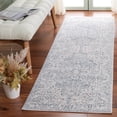 thumbnail image 2 of SAFAVIEH Hunter Iacopo Abstract Polyester Runner Rug, Ivory Grey/Dark Grey/Beige, 2'2" x 8', 2 of 8
