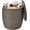 Taupe, variant on GlowPlume 9.5 Gallon Ice Cooler, Wicker Round Ice Chest, Outdoor Beer Wine Ice Bucket, Top Lid Side Handles Drainage Plug, Weather-resistant Patio Cool Bar Table for Cocktail Party Poolside Deck