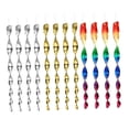 thumbnail image 4 of 12x varillas espantapájaros para disuadir pájaros, dispositivos para ahuyentar aves, varillas en espiral reflectantes para asustar, 4 of 8
