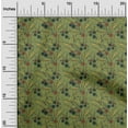 thumbnail image 1 of oneOone Polyester Lycra Fabric Leaves & Floral Block Print Fabric BTY 56 Inch Wide, 1 of 4